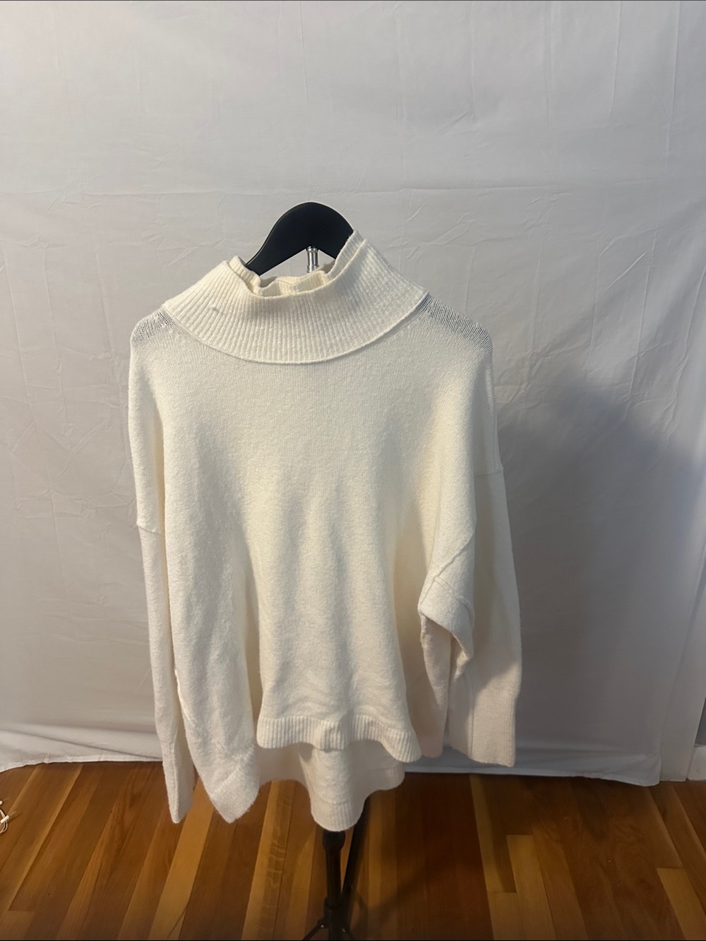 Free People Cream mock neck  Sweater